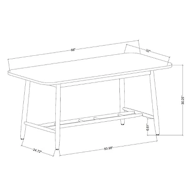 Shaker Dining Table - Natural - Hearth & Hand™ With Magnolia 6 Shaker Dining Table - Natural - Hearth & Hand™ With Magnolia - Image 4