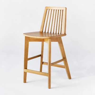 Linden Modified Windsor Wood Counter Height Barstool - Threshold™ Designed With Studio McGee 8 Linden Modified Windsor Wood Counter Height Barstool - Threshold™ Designed With Studio McGee - Image 6