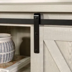 Modern Transitional Sliding Barndoor TV Stand For TVs Up To 65"- Saracina Home -Featured Furniture Stores GUEST 964d1916 022a 4e1e 9775 20ffa11829ba