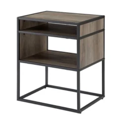 Modern Wood And Metal Side Table With Open Storage - Saracina Home 15 Modern Wood And Metal Side Table With Open Storage - Saracina Home -Featured Furniture Stores GUEST 965c7ea1 69f8 4053 a677 91e205fd7ba4