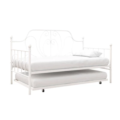 Twin Leila Metal Daybed And Trundle White - Room & Joy 4 Twin Leila Metal Daybed And Trundle White - Room & Joy - Image 2