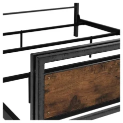 Queen Urban Chic Metal And Wood Plank Bed Brown - Saracina Home 11 Queen Urban Chic Metal And Wood Plank Bed Brown - Saracina Home -Featured Furniture Stores GUEST 96ec04c6 8825 401d a458 94fb7b509933