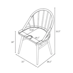 2pk Adwolf Rounded Spindle Dining Chairs Black - Threshold™ 15 2pk Adwolf Rounded Spindle Dining Chairs Black - Threshold™ -Featured Furniture Stores GUEST 9717f7b7 7377 4009 b5b2 b90142c847de
