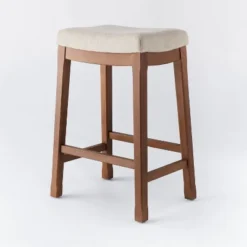 Candor Wood And Upholstered Saddle Counter Height Barstool - Threshold™ 17 Candor Wood And Upholstered Saddle Counter Height Barstool - Threshold™ -Featured Furniture Stores GUEST 9752c844 5eab 4428 9bc4 84b07e39c310