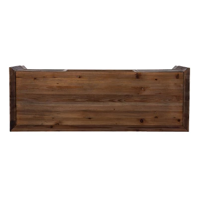Glacerad Reclaimed Wood Media Console For TVs Upto 50" Brown - Aiden Lane 9 Glacerad Reclaimed Wood Media Console For TVs Upto 50" Brown - Aiden Lane - Image 7