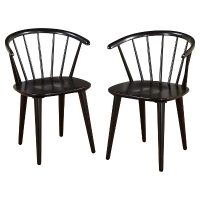 Set Of 2 Florence Contemporary Windsor Dining Chairs - Buylateral 6 Set Of 2 Florence Contemporary Windsor Dining Chairs - Buylateral - Image 4