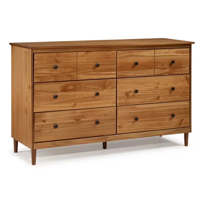 Stiva Classic Mid-Century Modern Horizontal 6 Drawer Dresser - Saracina Home 19 Stiva Classic Mid-Century Modern Horizontal 6 Drawer Dresser - Saracina Home - Image 17