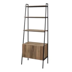 72" Open Shelf And Closed Storage Cabinet Ladder Bookcase - Saracina Home 22 72" Open Shelf And Closed Storage Cabinet Ladder Bookcase - Saracina Home -Featured Furniture Stores GUEST a549211b d335 42ba adc5 7d826ec271f5