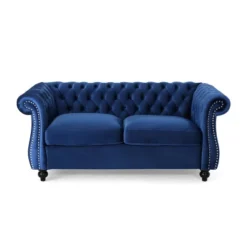 Somerville Traditional Chesterfield Loveseat - Christopher Knight Home -Featured Furniture Stores GUEST a71c480e 9993 42a6 b607 c18e95e644de
