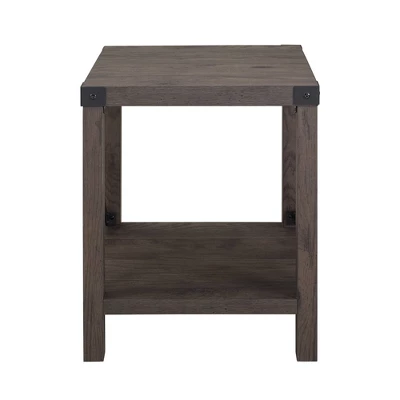 Sophie Rustic Industrial X Frame Side Table - Saracina Home 16 Sophie Rustic Industrial X Frame Side Table - Saracina Home - Image 14
