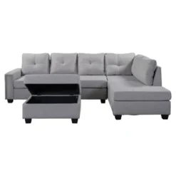 108" Reversible L-Shape Sectional Sofa Couch With Storage Ottoman-ModernLuxe -Featured Furniture Stores GUEST a9ce32c3 fc5c 4bb1 b03d cb528c5420d4