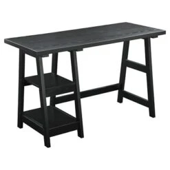 Designs2Go Trestle Desk With Shelves - Breighton Home 24 Designs2Go Trestle Desk With Shelves - Breighton Home -Featured Furniture Stores GUEST aa86743b 8e79 40c2 a6bb 7fbdc03f49ae