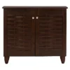 Winda Modern And Contemporary 2-Door Wooden Entryway Shoes Storage Cabinet - Dark Brown - Baxton Studio 1 Winda Modern And Contemporary 2-Door Wooden Entryway Shoes Storage Cabinet - Dark Brown - Baxton Studio -Featured Furniture Stores GUEST ab0fe6f1 0d7d 4cd6 9c16 cf6835f46d5a