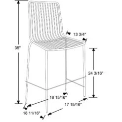 Set Of 2 Sodra Rounded Seat Wire Counter Height Barstool Black - Threshold™ 11 Set Of 2 Sodra Rounded Seat Wire Counter Height Barstool Black - Threshold™ -Featured Furniture Stores GUEST aba0b7b0 e031 40e5 a117 6b6b5d67048f