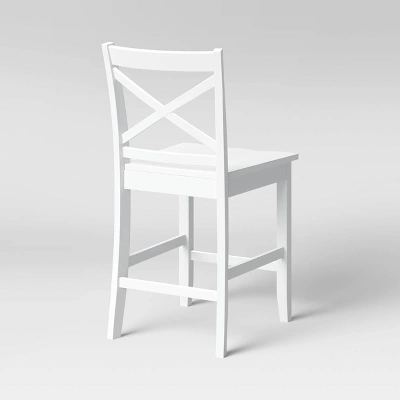 Carey 24" Counter Height Barstool - White - Threshold™ 5 Carey 24" Counter Height Barstool - White - Threshold™ - Image 3