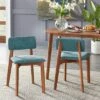 Set Of 2 Nettie Mid-Century Modern Upholstered Dining Chairs Walnut/Teal - Buylateral 1 Set Of 2 Nettie Mid-Century Modern Upholstered Dining Chairs Walnut/Teal - Buylateral -Featured Furniture Stores GUEST add80759 4d29 4442 a0a3 fc0dfea15d3c