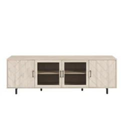 Vik Modern Boho 4 Door Herringbone TV Stand For TVs Up To 80" - Saracina Home 13 Vik Modern Boho 4 Door Herringbone TV Stand For TVs Up To 80" - Saracina Home -Featured Furniture Stores GUEST b08db226 d2f4 4b00 92c0 9188cbaee310