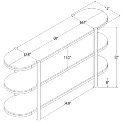 32" Portola Hills 3 Shelf Horizontal Bookcase - Threshold™ Designed With Studio McGee 18 32" Portola Hills 3 Shelf Horizontal Bookcase - Threshold™ Designed With Studio McGee -Featured Furniture Stores GUEST b29322d3 efb6 44c0 a459 930a88eaa026