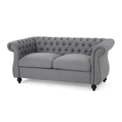 Somerville Traditional Chesterfield Loveseat - Christopher Knight Home -Featured Furniture Stores GUEST b2b21039 7c61 4a02 b57b 1a337cc33b73