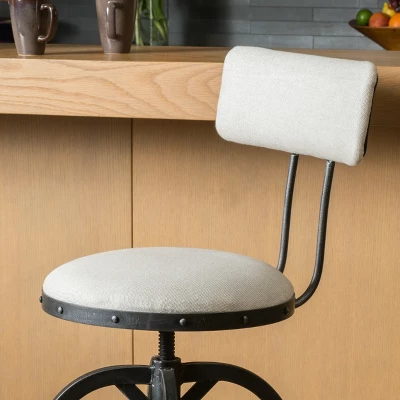 Stirling Adjustable Barstool - Christopher Knight Home 4 Stirling Adjustable Barstool - Christopher Knight Home - Image 2