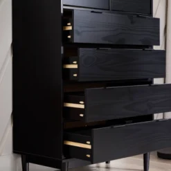 Mid-Century Modern Solid Wood 6 Drawer Vertical Dresser - Saracina Home 31 Mid-Century Modern Solid Wood 6 Drawer Vertical Dresser - Saracina Home -Featured Furniture Stores GUEST b5fe320b c3da 49e6 985f 60a942767455