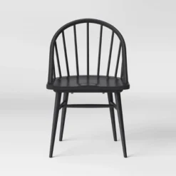 2pk Adwolf Rounded Spindle Dining Chairs Black - Threshold™ 11 2pk Adwolf Rounded Spindle Dining Chairs Black - Threshold™ -Featured Furniture Stores GUEST b73366f6 2ccc 4621 929a 1dd8fc28ea92