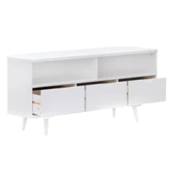 Cara Mid-Century Modern 3 Drawer Corner TV Stand For TVs Up To 58" - Saracina Home 25 Cara Mid-Century Modern 3 Drawer Corner TV Stand For TVs Up To 58" - Saracina Home -Featured Furniture Stores GUEST b7e8b16a c2b0 4205 a4c0 edc7f94f50dd
