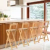 Costway Set Of 4 Bamboo Folding Barstools Counter Height Dining Chairs Installation Free -Featured Furniture Stores GUEST b8715a6f 722b 4892 aed6 84490194a6a2