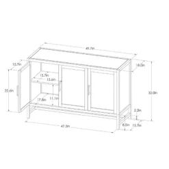 Warwick 3 Door Accent TV Stand For TVs Up To 59" - Threshold™ 23 Warwick 3 Door Accent TV Stand For TVs Up To 59" - Threshold™ -Featured Furniture Stores GUEST ba5cd40d 7348 4de0 bac8 5ec1775d8cb4