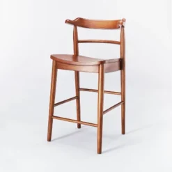 Kaysville Curved Back Wood Counter Height Barstool - Threshold™ Designed With Studio McGee -Featured Furniture Stores GUEST baa82fbe ac12 4c2a 9ae3 99bba3e5e2ba