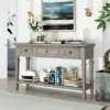 Retro Console Table With Drawers And Shelf-ModernLuxe 2 Retro Console Table With Drawers And Shelf-ModernLuxe -Featured Furniture Stores GUEST bc0104b8 d53a 483d 8f8d 9b95bfec5fd5