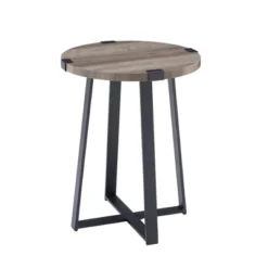 Wrightson Urban Industrial Faux Wrap Leg Round Side Table - Saracina Home 26 Wrightson Urban Industrial Faux Wrap Leg Round Side Table - Saracina Home -Featured Furniture Stores GUEST c0dad188 2808 4653 a67c 8188c7921417