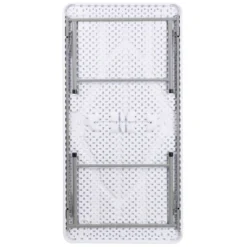 Flash Furniture 4.93-Foot Kid's Granite White Plastic Folding Table -Featured Furniture Stores GUEST c1988e5a f1dc 4439 ade1 331192093d40