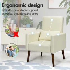 Tangkula 2-in-1 Upholstered Rocking Chair With Wood Leg & Pillow Relax Sofa Chair Light Grey/Beige/Dark Gray 20 Tangkula 2-in-1 Upholstered Rocking Chair With Wood Leg & Pillow Relax Sofa Chair Light Grey/Beige/Dark Gray -Featured Furniture Stores GUEST c2648639 0b43 4898 a8fe 51b7d8c995be