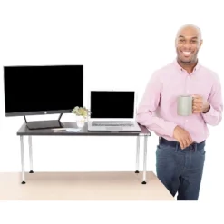 Titan Monitor Stand – 31.25” Height Adjustable Monitor Riser And Desk Shelf– Black – Stand Steady -Featured Furniture Stores GUEST c4af25ed a493 40d5 b9b9 7646cc998dc1