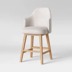 Kinston Swivel Curved Back Upholstered Counter Height Barstool - Threshold™ 21 Kinston Swivel Curved Back Upholstered Counter Height Barstool - Threshold™ -Featured Furniture Stores GUEST c82621b6 96ab 44e5 b687 5f1002216c8e