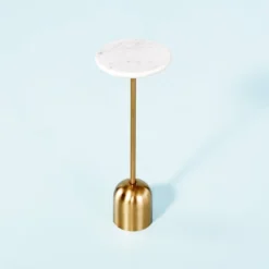 Marble Top Drink Side Table - Brass/White - Hearth & Hand™ With Magnolia 8 Marble Top Drink Side Table - Brass/White - Hearth & Hand™ With Magnolia -Featured Furniture Stores GUEST caf1e9b6 af52 47d9 b37e 71265e79400d
