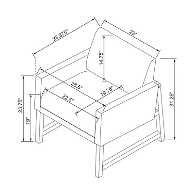 Boucle Upholstered Accent Arm Chair - Cream - Hearth & Hand™ With Magnolia 10 Boucle Upholstered Accent Arm Chair - Cream - Hearth & Hand™ With Magnolia - Image 8