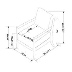 Park Valley Ladder Back Wood Arm Accent Chair - Threshold™ Designed With Studio McGee 15 Park Valley Ladder Back Wood Arm Accent Chair - Threshold™ Designed With Studio McGee -Featured Furniture Stores GUEST ce32bc3c bd47 42a8 bac8 4fae9f0aa812