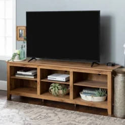 Transitional 6 Cubby Wood Open Storage Wood TV Stand For TVs Up To 80"- Saracina Home 23 Transitional 6 Cubby Wood Open Storage Wood TV Stand For TVs Up To 80"- Saracina Home -Featured Furniture Stores GUEST ce83f227 95ad 48d0 9fb8 48e192d8fef5