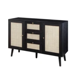 Modern Boho Wood And Rattan Storage Sideboard Black - Saracina Home 15 Modern Boho Wood And Rattan Storage Sideboard Black - Saracina Home -Featured Furniture Stores GUEST d0eaf357 1fe7 4214 9913 411413a9d23c