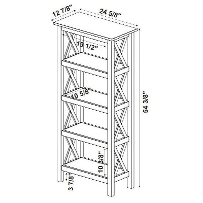 Davis Bookcase - Linon 11 Davis Bookcase - Linon - Image 9