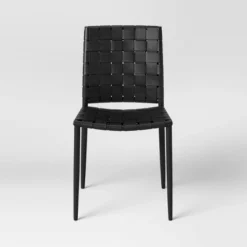 Wellfleet Woven Leather Metal Base Dining Chair - Threshold™ 11 Wellfleet Woven Leather Metal Base Dining Chair - Threshold™ -Featured Furniture Stores GUEST d277a128 5ebe 419f 8c46 04f8da2a89bf