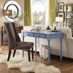 Elliott Wood Writing Desk With Drawers - Inspire Q 12 Elliott Wood Writing Desk With Drawers - Inspire Q -Featured Furniture Stores GUEST d49ffd85 003d 4046 b8ea 84e9a672a3c8