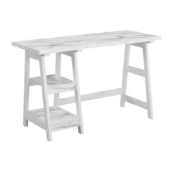 Designs2Go Trestle Desk With Shelves - Breighton Home 35 Designs2Go Trestle Desk With Shelves - Breighton Home -Featured Furniture Stores GUEST d501b696 da52 4e76 855b fce373e8d2ae