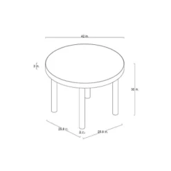 Northvale Round Wood Dining Table - Threshold™ Designed With Studio McGee -Featured Furniture Stores GUEST d6a4b332 213c 4a65 807a feb3bf9b8317