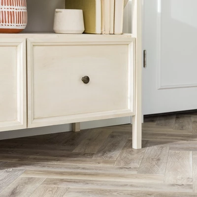 Farmhouse 3 Drawer Wood TV Stand For TVs Up To 65" - Saracina Home 16 Farmhouse 3 Drawer Wood TV Stand For TVs Up To 65" - Saracina Home - Image 14