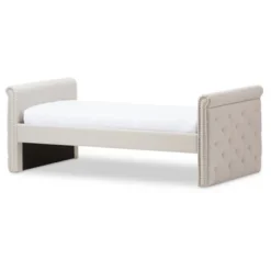 Twin Swanson Modern And Contemporary Fabric Tufted Daybed With Roll-Out Trundle Guest Bed - Baxton Studio 21 Twin Swanson Modern And Contemporary Fabric Tufted Daybed With Roll-Out Trundle Guest Bed - Baxton Studio -Featured Furniture Stores GUEST dab590e7 fc47 42db bc53 073497ac9cdb