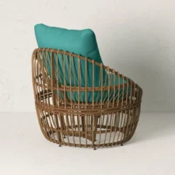 Topanga Club Chair With Ottoman - Blue/Brown - Opalhouse™ Designed With Jungalow™ 14 Topanga Club Chair With Ottoman - Blue/Brown - Opalhouse™ Designed With Jungalow™ -Featured Furniture Stores GUEST db6f5d67 275a 4bfa 9fae 3ff68f41b8d1