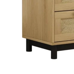 30.31" 3-Drawer Rope Braid Dresser, Oak - ModernLuxe 15 30.31" 3-Drawer Rope Braid Dresser, Oak - ModernLuxe -Featured Furniture Stores GUEST dc3bda7e 398f 461d 9083 cb5a19891c1f